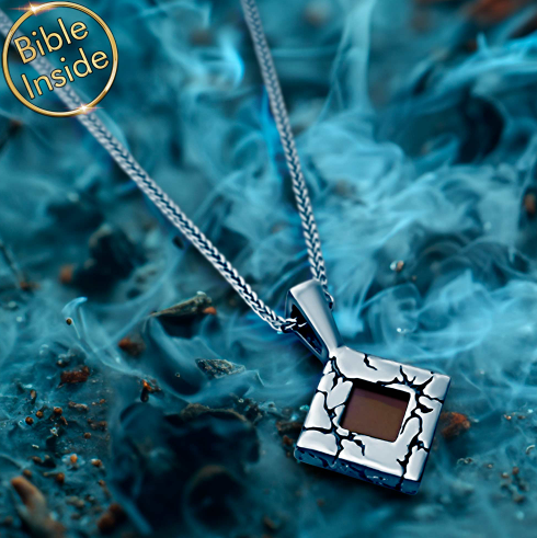 Bible Verse Pendant Celtic Necklace Containing Complete New Testament Scripture - My Nano Jewelry Collection

